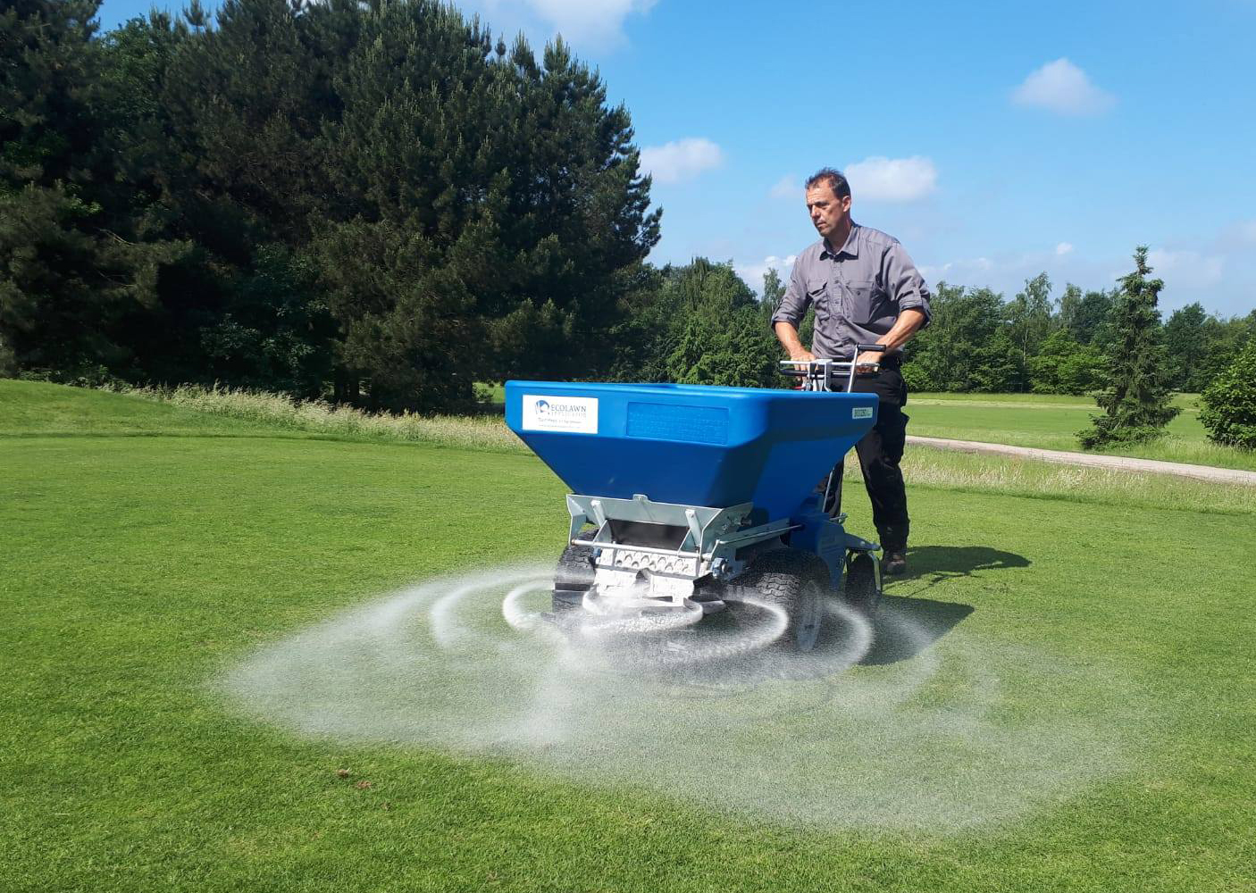 Piaskowanie trawnika